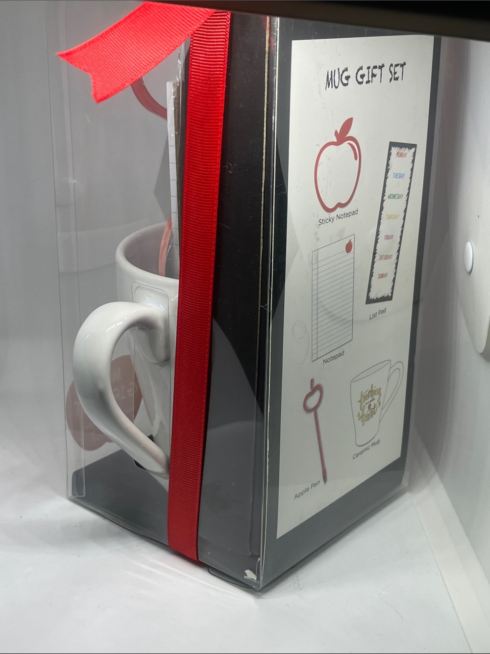 Teaching Is a Work of Heart White & Red Mug Gift Set - Picture 6 of 10